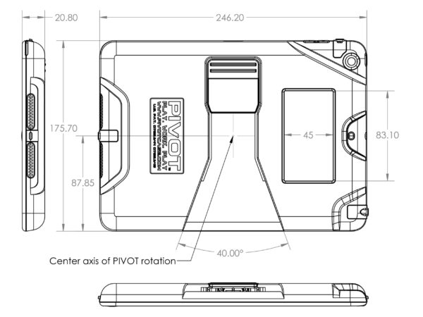 PIVOT iPad Air 1 EFB Case